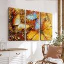 Canvas print Butterfly I artistic,3 panels