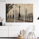 Canvas print Big Ben & parliament,3 panels