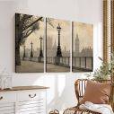 Canvas print Big Ben & parliament,3 panels