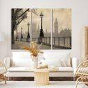 Canvas print Big Ben & parliament,3 panels