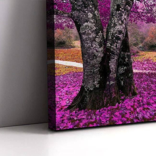 Canvas print Purple dream,3 panels