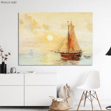 Canvas print Fisherman's boat