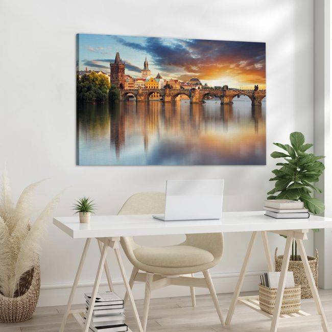 Canvas print Prague, Charles bridge