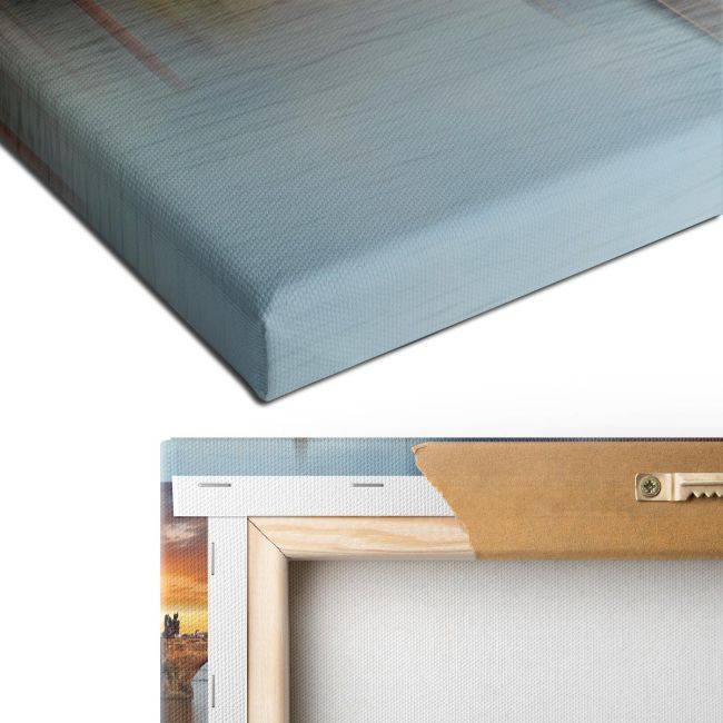 Πίνακας σε καμβά Πράγα Charles bridge  Καμβάς τελαρωμένος