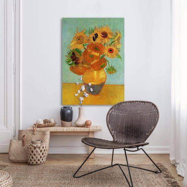 Canvas print Sunflowers by Vincent van Gogh