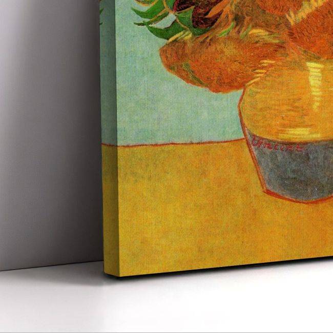 Πίνακας ζωγραφικής Sunflowers by Vincent van Gogh, καμβάς 6