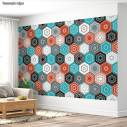 Wallpaper Hexagon pattern, pattern