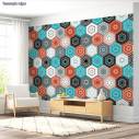 Wallpaper Hexagon pattern, pattern