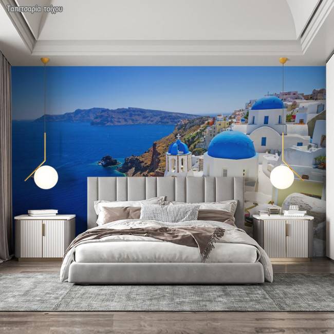 Ταπετσαρία τοίχου Santorini instance