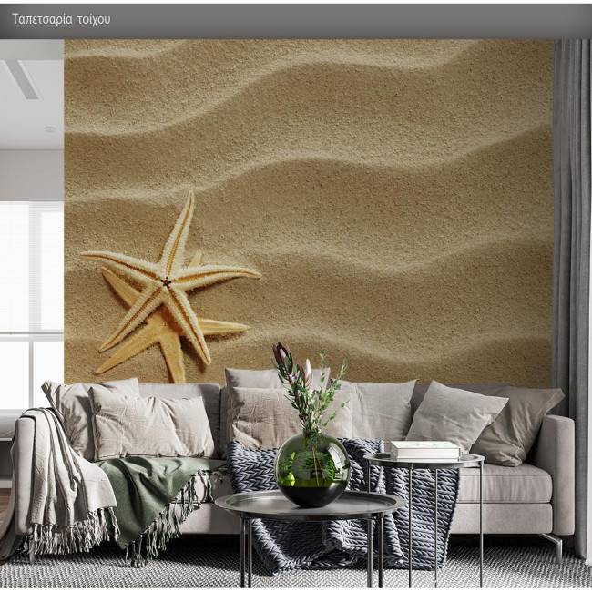 Ταπετσαρία τοίχου Αστερίες στην παραλία
