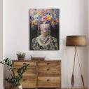 Canvas print, Flowered Lady