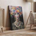 Canvas print, Flowered Lady