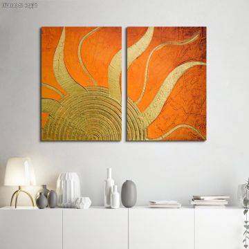 Canvas print Sunlight, two panels