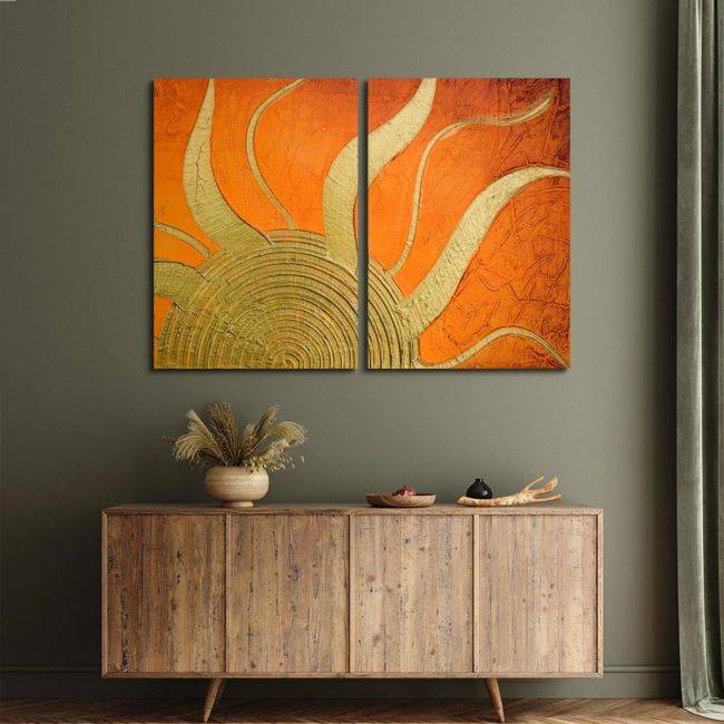 Canvas print Sunlight, two panels