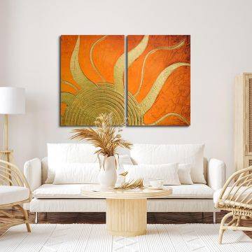 Canvas print Sunlight, two panels