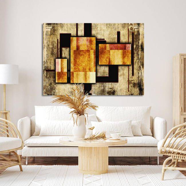 Canvas print Abstract oil painting illustration II