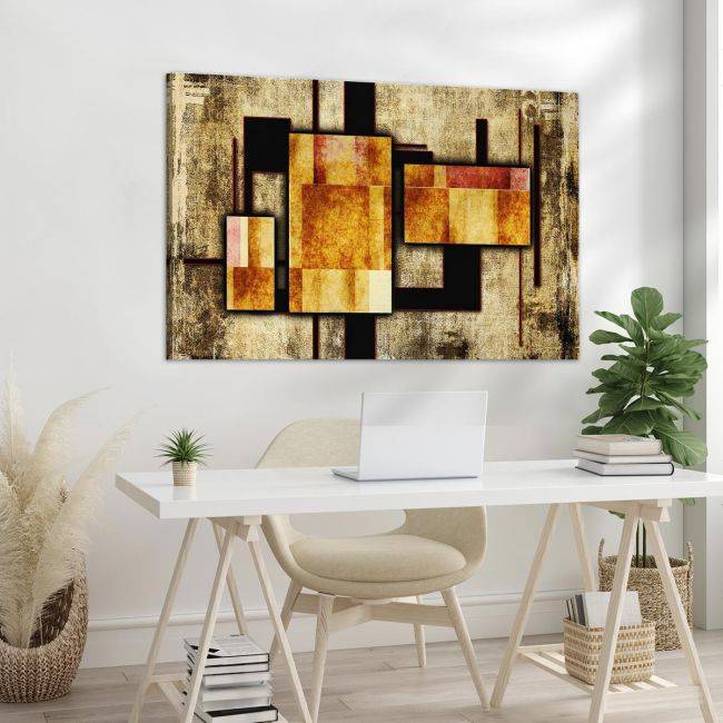Canvas print Abstract oil painting illustration II