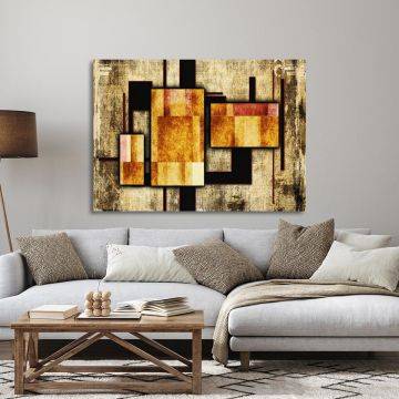 Canvas print Abstract oil painting illustration II Framed canvas View 1 2