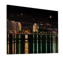 Canvas print Thessaloniki with full moon