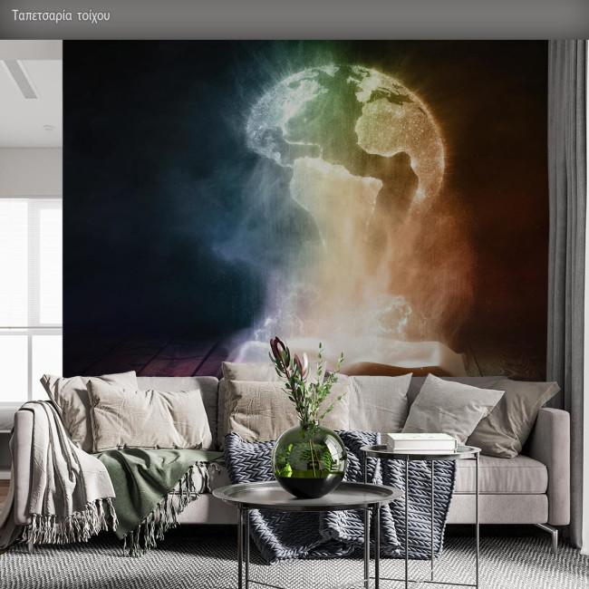 Wallpaper Book and globe