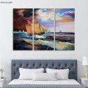 Canvas print The wind,3 panels