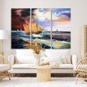 Canvas print The wind,3 panels