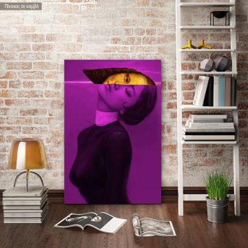 Canvas print Mona Lisa's other self