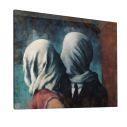 Canvas print The lovers II reart (original R. Magritte)