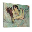 Πίνακας ζωγραφικής The kiss green, Henri Toulouse-Lautrec, καμβάς 6