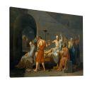 Canvas print The death of Socrates, Jacques-Louis David
