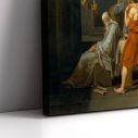 Canvas print The death of Socrates, Jacques-Louis David
