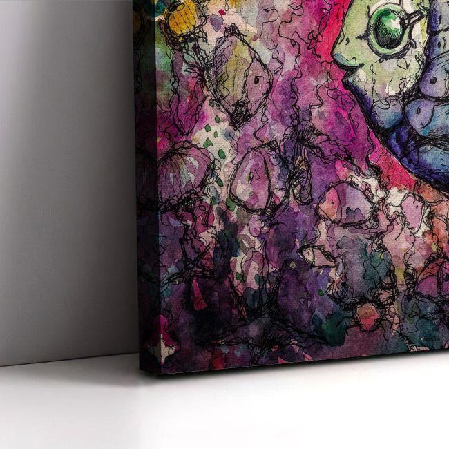 Canvas printFish watercolors