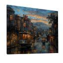 Canvas print San Francisco cable cars