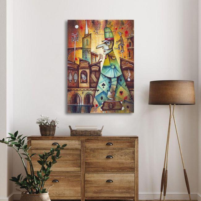 Canvas print Medieval doctor