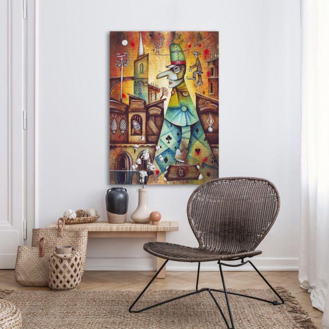 Canvas print Medieval doctor