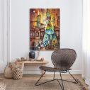 Canvas print Medieval doctor