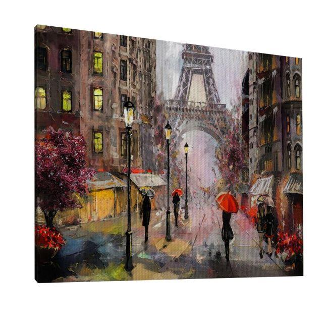 Πίνακας σε καμβά Παρίσι, Paris, Eiffel tower, καμβάς 6