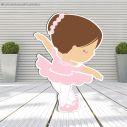 Wooden figureCute ballerina