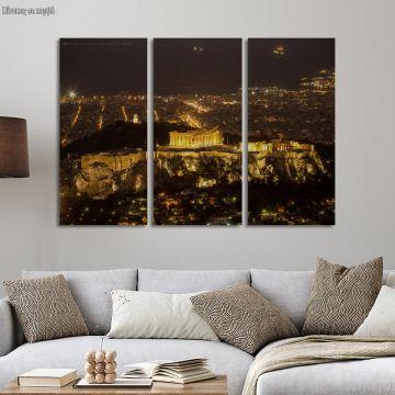 Canvas print Acropolis 3 panels