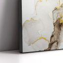 Canvas print Beige brown and gold