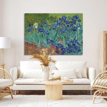 Πίνακας ζωγραφικής Irises Vincent van Gogh Καμβάς τελαρωμένος Όψη 1 2