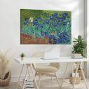 Πίνακας ζωγραφικής Irises, Vincent van Gogh, καμβάς 3