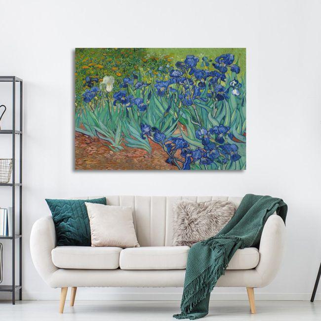 Canvas print Irises, Vincent van Gogh