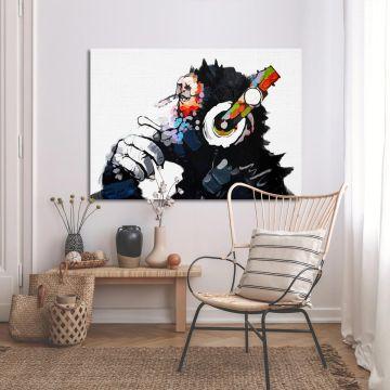 Canvas print The thinking D.J. Framed canvas View 1 2