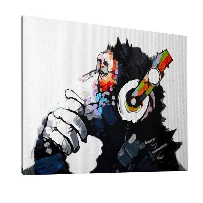 Canvas print The thinking D.J.