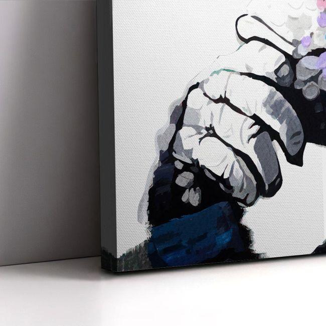 Canvas print The thinking D.J.