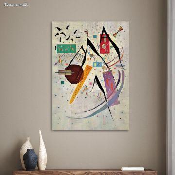 Canvas print Black points, Kandinsky W.
