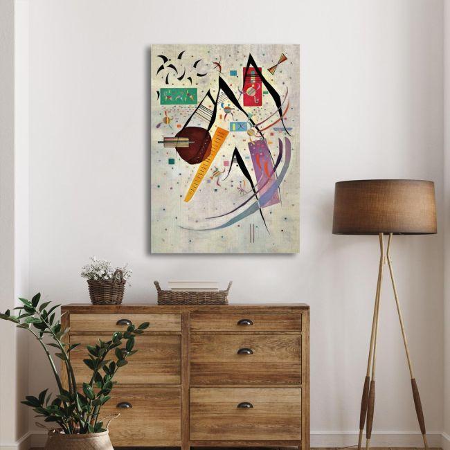 Canvas print Black points, Kandinsky W.