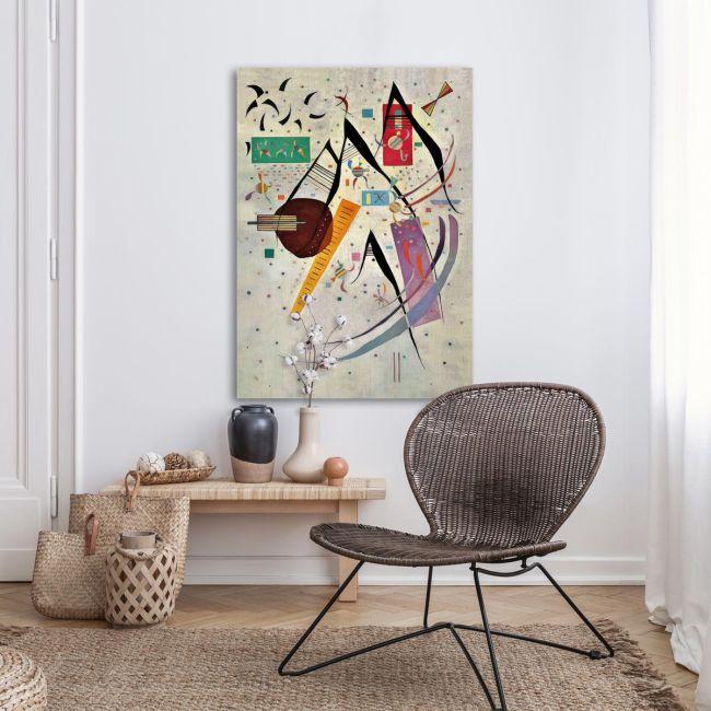 Canvas print Black points, Kandinsky W.