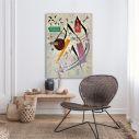 Canvas print Black points, Kandinsky W.